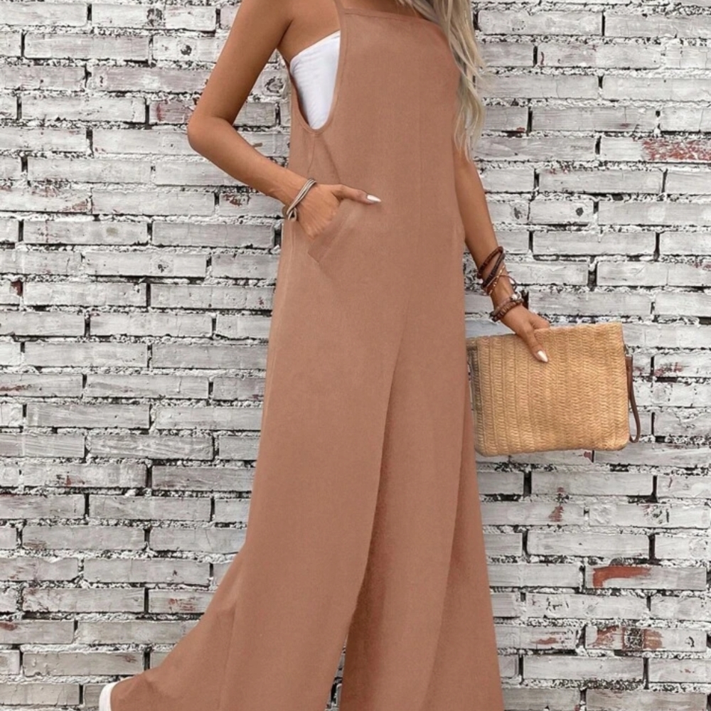 NEW Stylish Tan Jumpsuit for Women